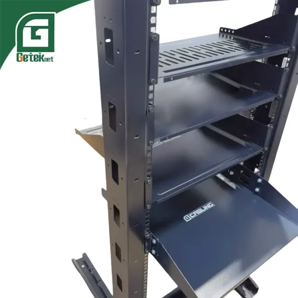 33U 42U Open Frame Rack 19inch 600mm Width Network Rack 2 Pole Data ...