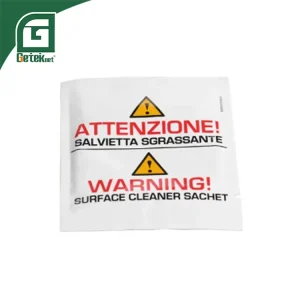 Carta per la pulizia con alcool in fibra