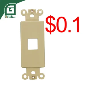Face Plate USA Type Ivory 1 2 3 Port Rj45 Computer Socket
