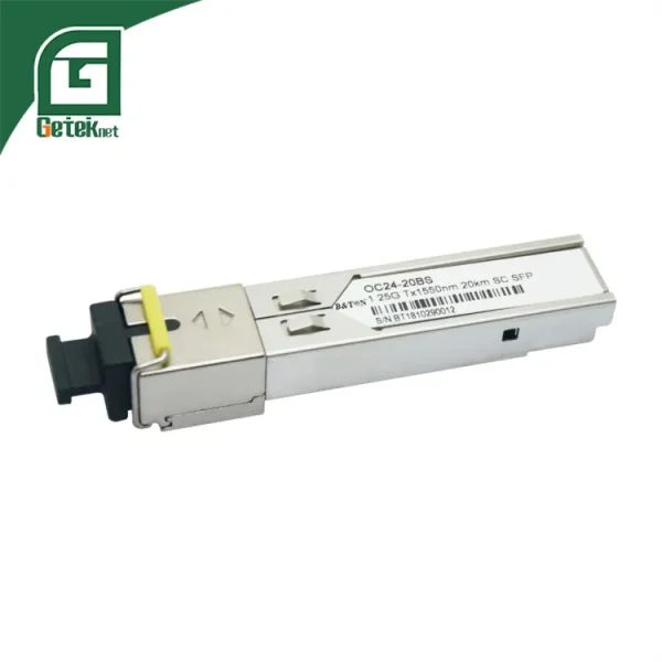 SFP Optical Fiber Transceiver 1.25G SM Duplex SC Simplex - Geteknet ...