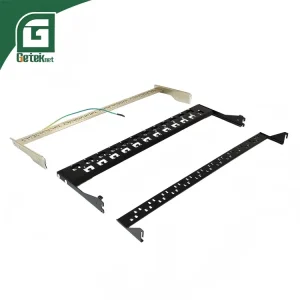 Cable manager for patch panel rear