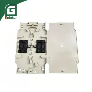 optical fiber splicing tray