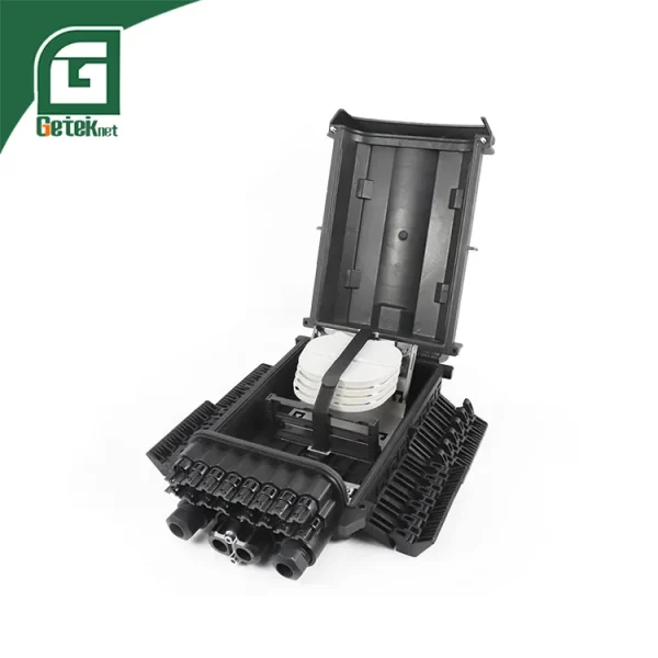 IP68 Max 96 Core Fiber Optic closure Waterproof 16 Core Outdoor Optical ...
