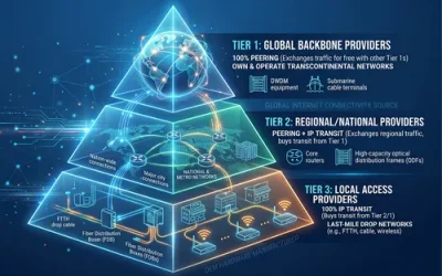 ISP Tier Classification: Understanding Tier 1, Tier 2, and Tier 3 Networks