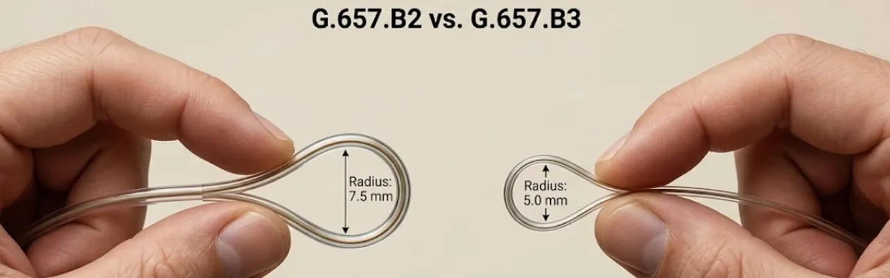 G.657.B single mode fiber G.657.B2 VS G.657.B3 G.657.B single mode fiber G.657.B2 VS G.657.B3