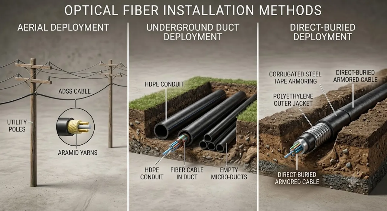 Outdoor Fiber Optic Cable Deployment & OSP Planning Outdoor Fiber Optic Cable Deployment & OSP Planning